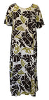 RJC Bold Banana Leaf Plus Size Womens Evening Dress